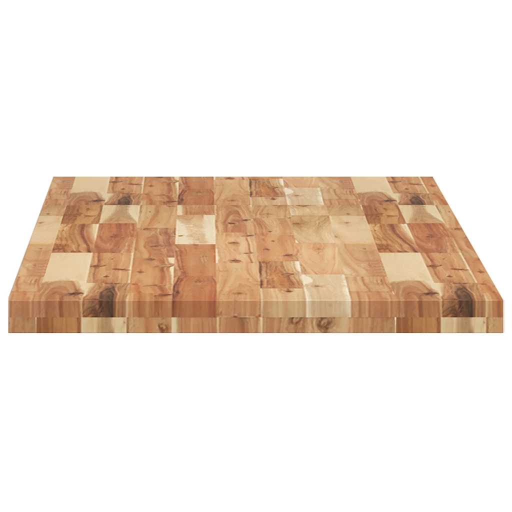 Desk Top Oil Finished 120x60x4 cm Solid Wood Acacia