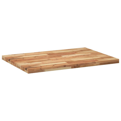 Desk Top Oil Finished 120x70x4 cm Solid Wood Acacia