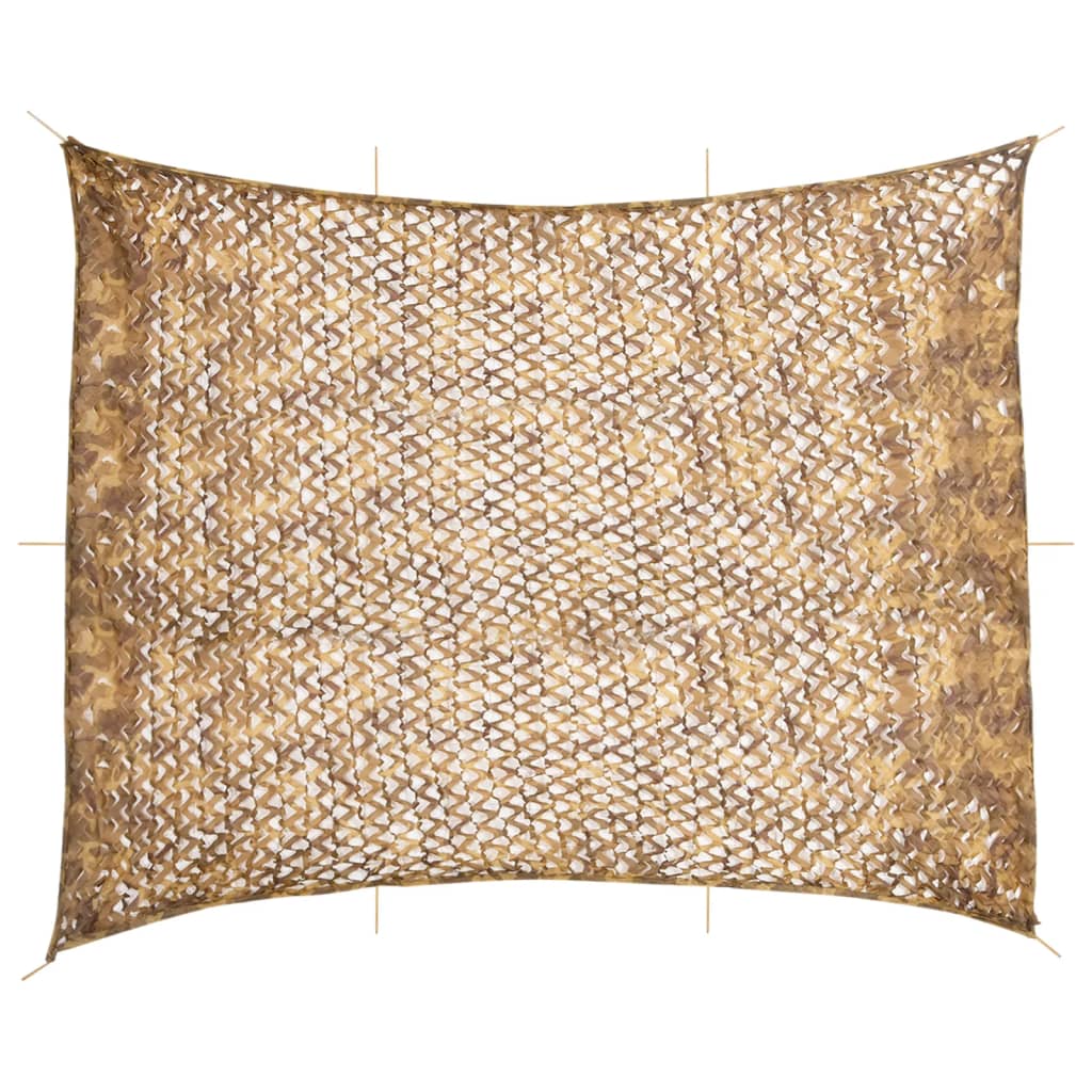 Camouflage Net with Storage Bag 618x512 cm Sand