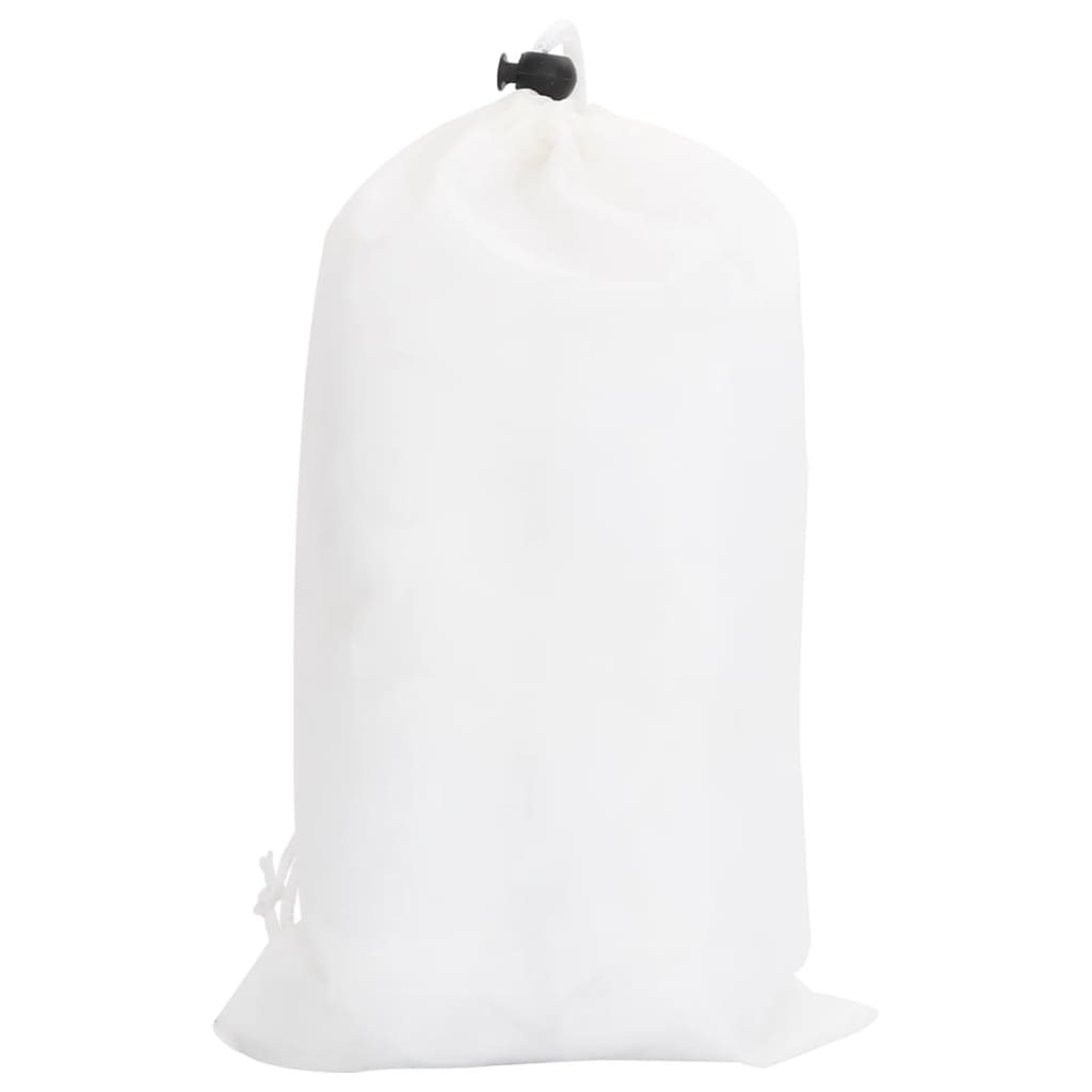 Camouflage Net with Storage Bag 412x144 cm White