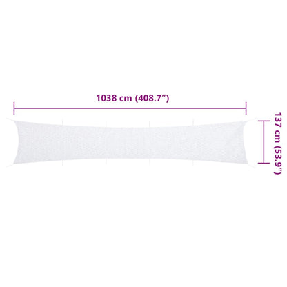 Camouflage Net with Storage Bag 1038x137 cm White
