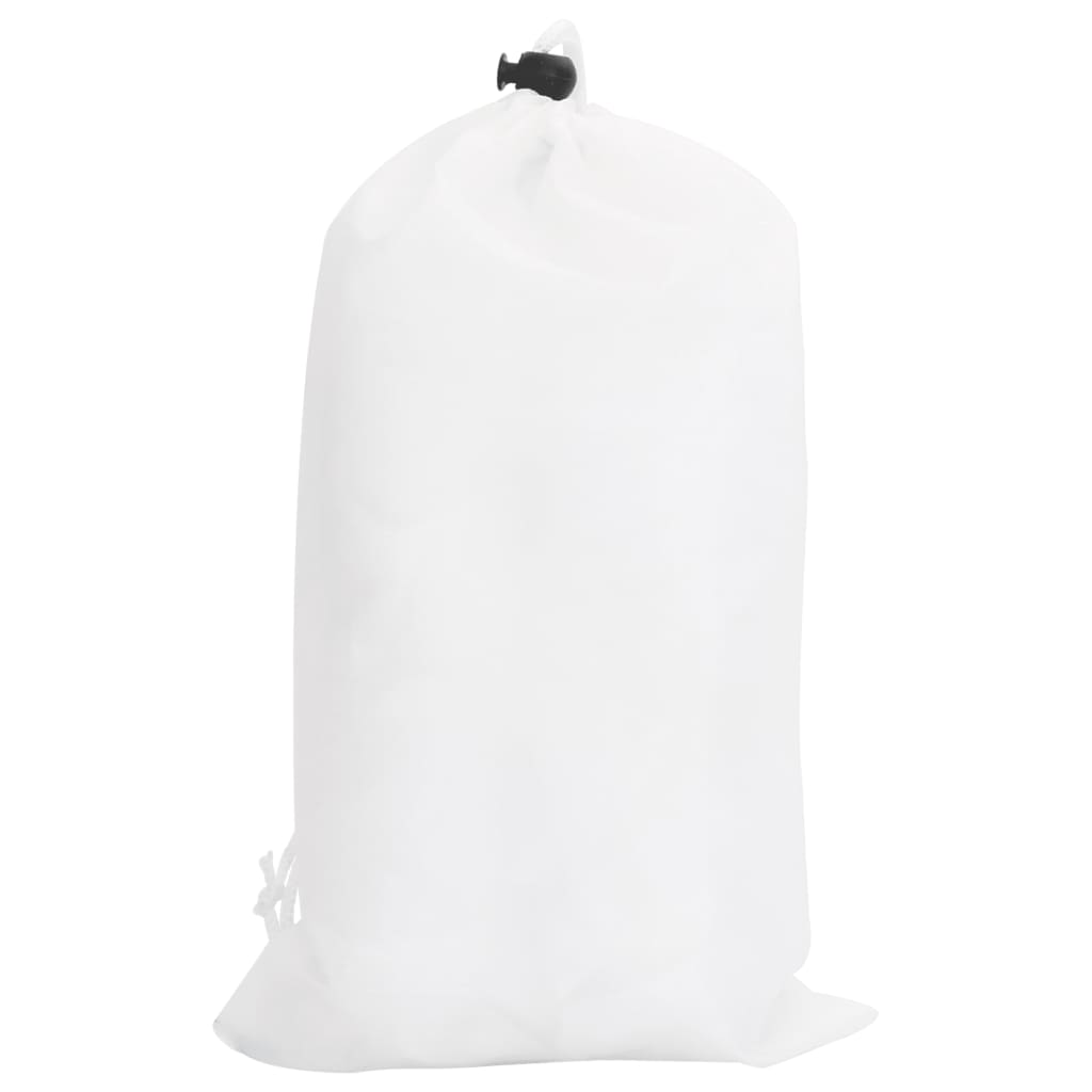 Camouflage Net with Storage Bag 753x199 cm White
