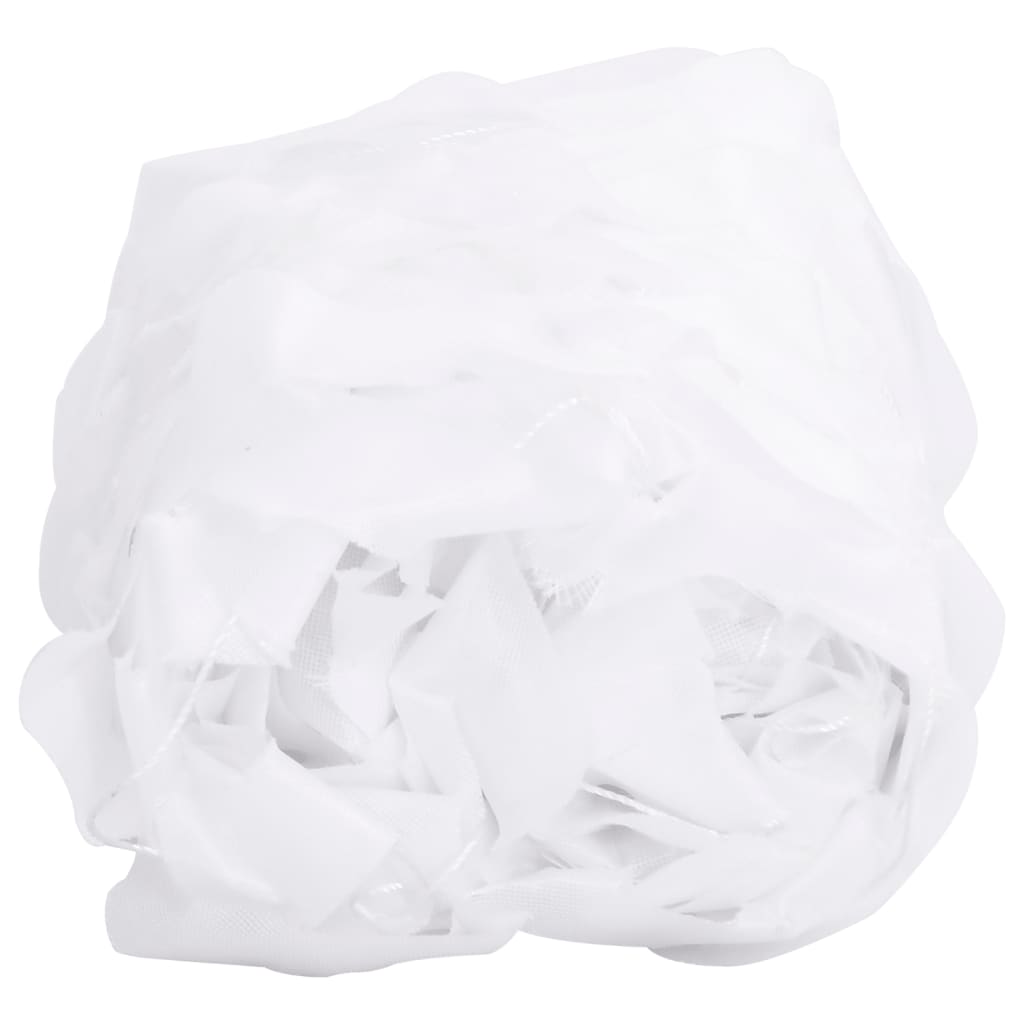 Camouflage Net with Storage Bag 627x290 cm White