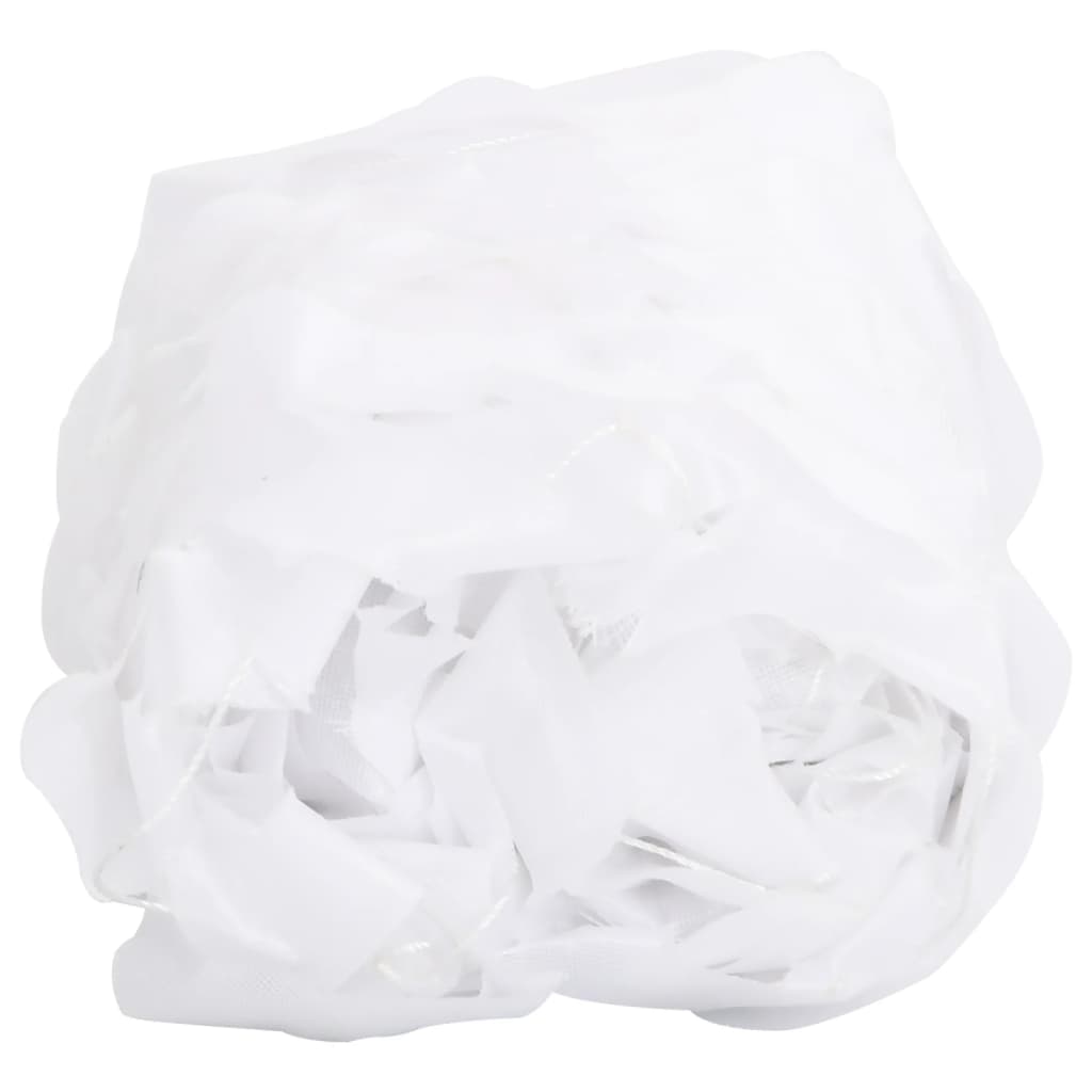 Camouflage Net with Storage Bag 833x297 cm White