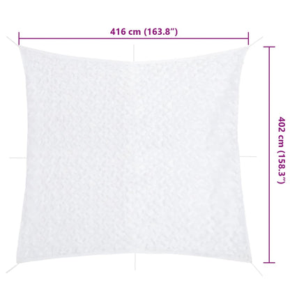 Camouflage Net with Storage Bag 416x402 cm White