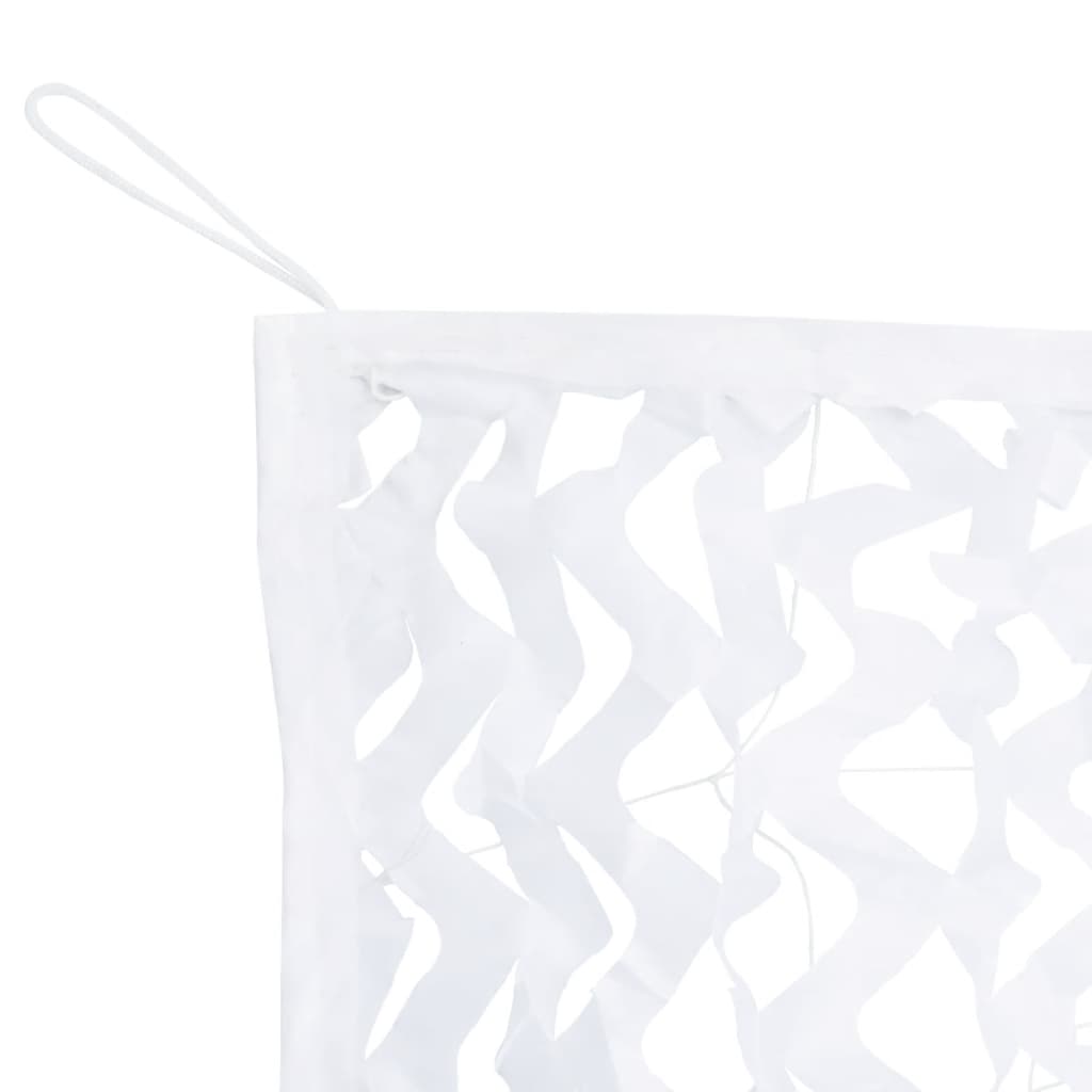 Camouflage Net with Storage Bag 600x414 cm White