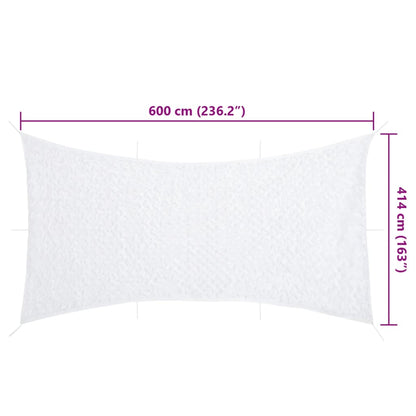 Camouflage Net with Storage Bag 600x414 cm White