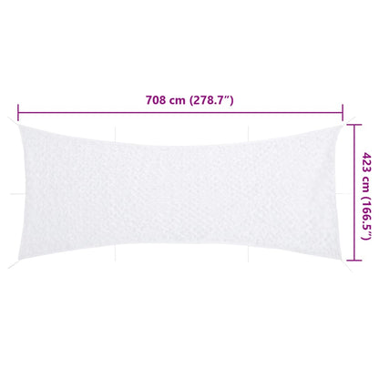 Camouflage Net with Storage Bag 708x423 cm White