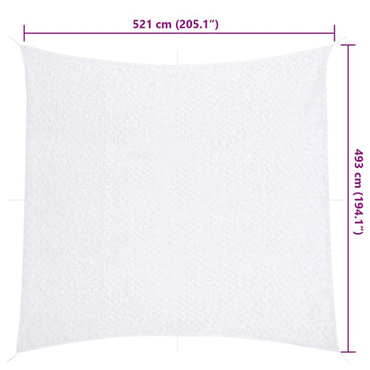 Camouflage Net with Storage Bag 521x493 cm White