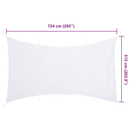 Camouflage Net with Storage Bag 724x515 cm White
