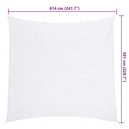Camouflage Net with Storage Bag 614x581 cm White