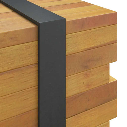 Coffee Table Brown 60 x 60 x 38 cm Solid Teak Wood