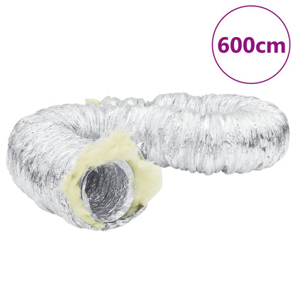 Ventilation Duct Insulated Aluminium 6 m Ø10 cm