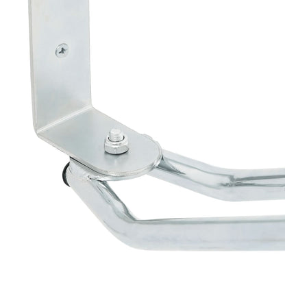 Bicycle Stand Wall Mounted 2 pcs Galvanised Steel