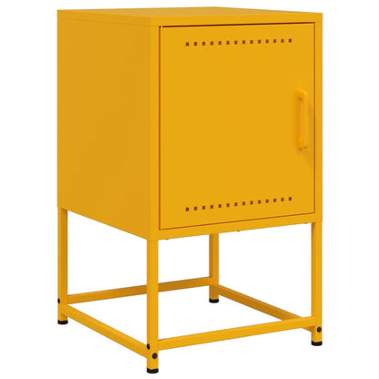 Bedside Cabinet | Mustard Yellow | Steel | Medium | Bedside Cabinet