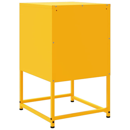 Bedside Cabinet | Mustard Yellow | Steel | Medium | Bedside Cabinet