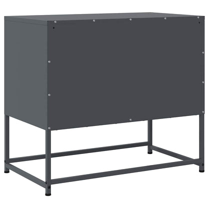 TV Cabinet Anthracite 68,5x39x60,5 cm Steel