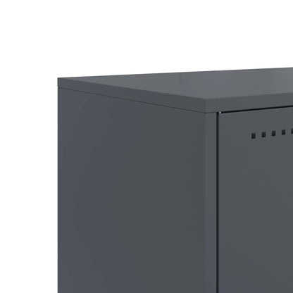 TV Cabinet Anthracite 68,5x39x60,5 cm Steel