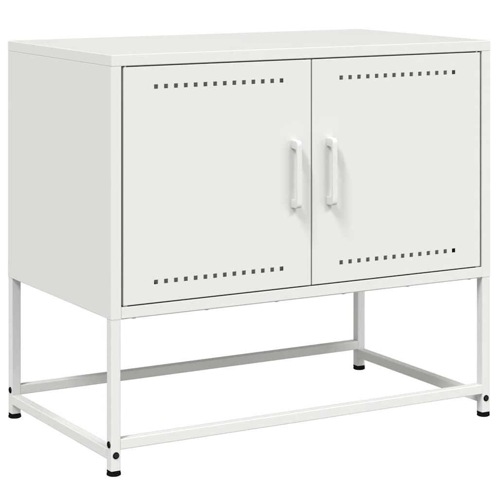 TV Cabinet White 68,5x39x60,5 cm Steel