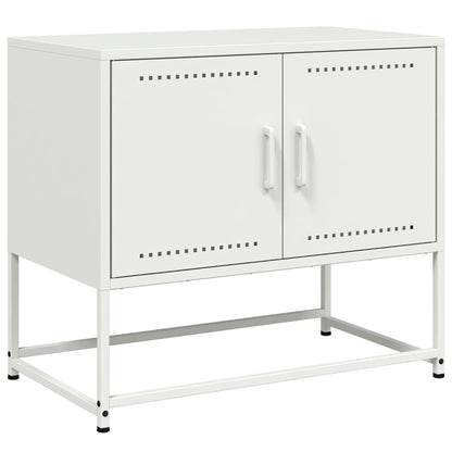TV Cabinet White 68,5x39x60,5 cm Steel