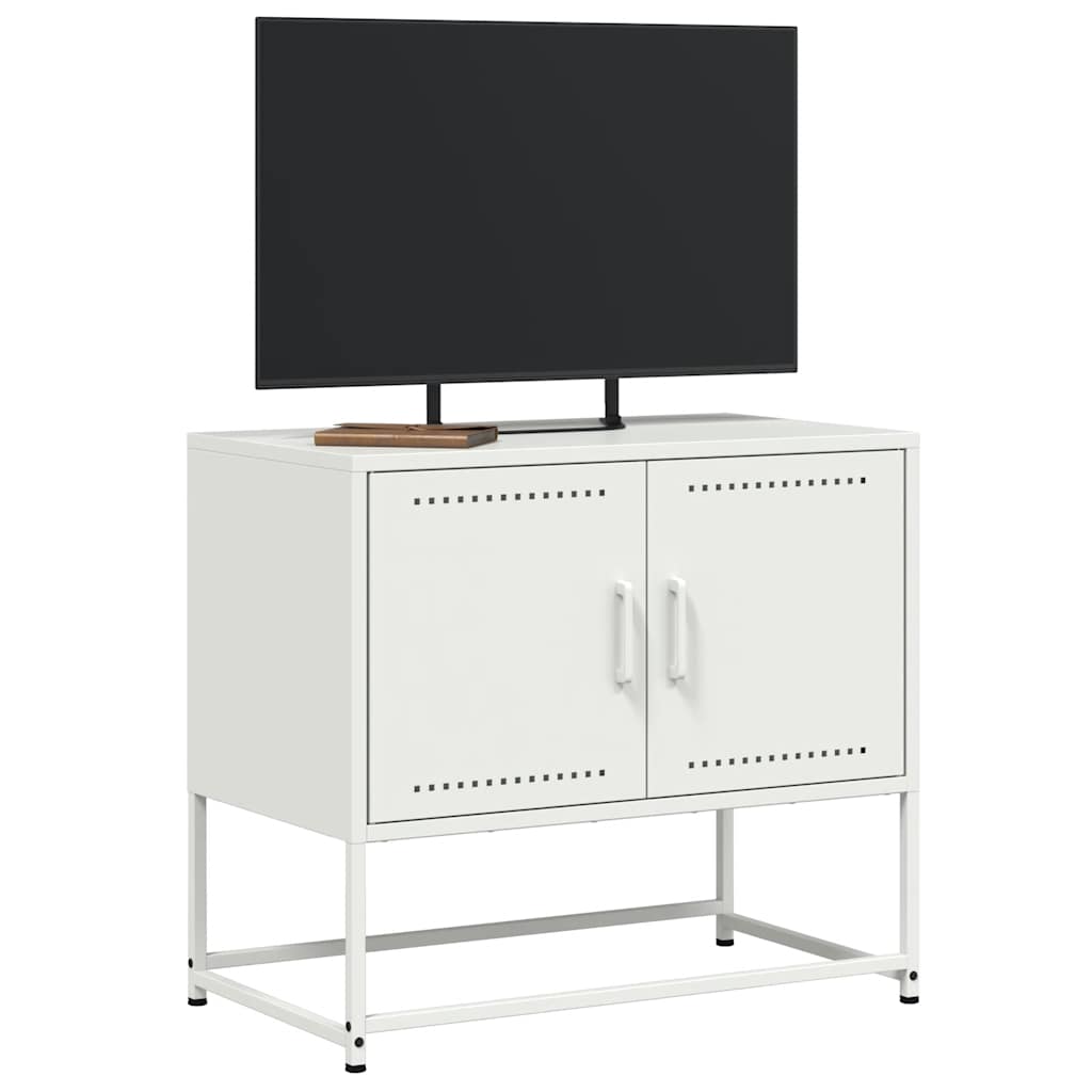 TV Cabinet White 68.5x39x60.5 cm Steel