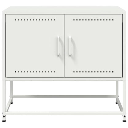 TV Cabinet White 68,5x39x60,5 cm Steel