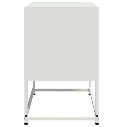 TV Cabinet White 68,5x39x60,5 cm Steel