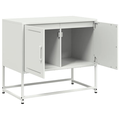 TV Cabinet White 68,5x39x60,5 cm Steel