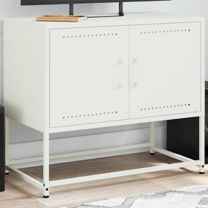 TV Cabinet White 68,5x39x60,5 cm Steel