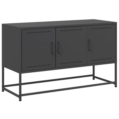 TV Cabinet Black 100,5x39x60,5 cm Steel