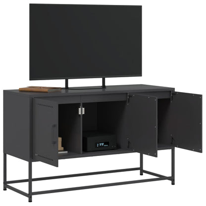 TV Cabinet Black 100,5x39x60,5 cm Steel