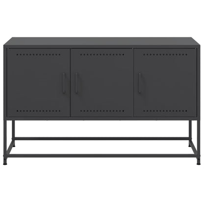 TV Cabinet Black 100,5x39x60,5 cm Steel
