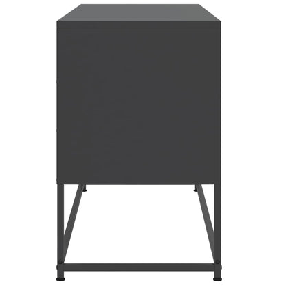 TV Cabinet Black 100,5x39x60,5 cm Steel