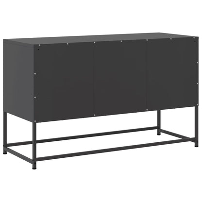 TV Cabinet Black 100,5x39x60,5 cm Steel