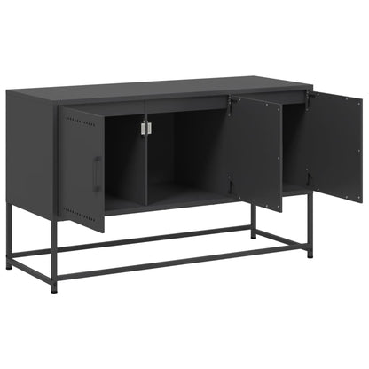 TV Cabinet Black 100,5x39x60,5 cm Steel