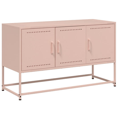 TV Cabinet Pink 100,5x39x60,5 cm Steel