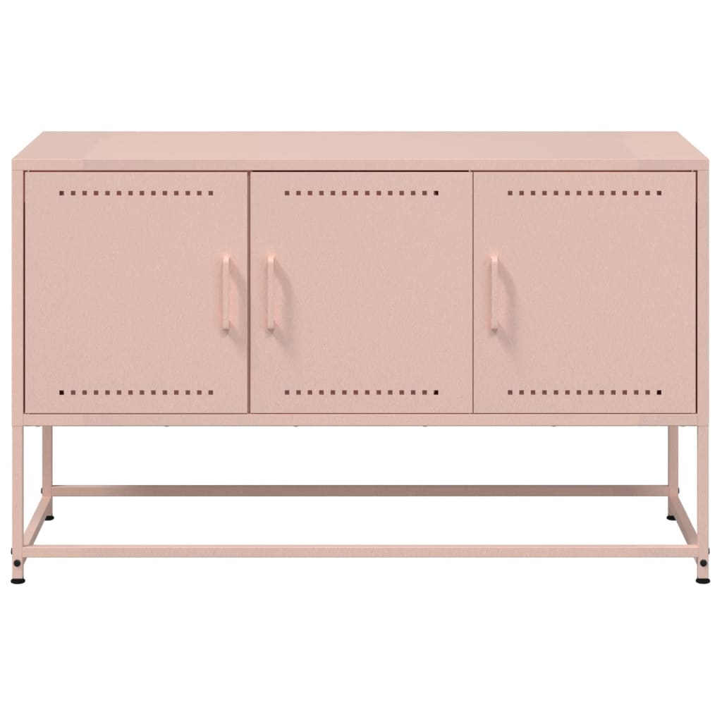 TV Cabinet Pink 100,5x39x60,5 cm Steel
