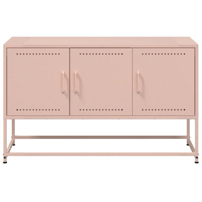 TV Cabinet Pink 100,5x39x60,5 cm Steel