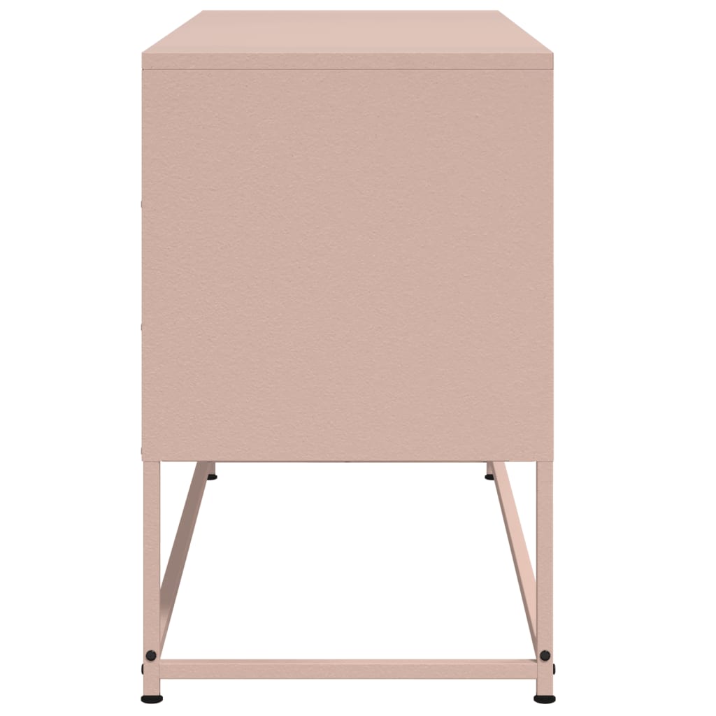 TV Cabinet Pink 100,5x39x60,5 cm Steel