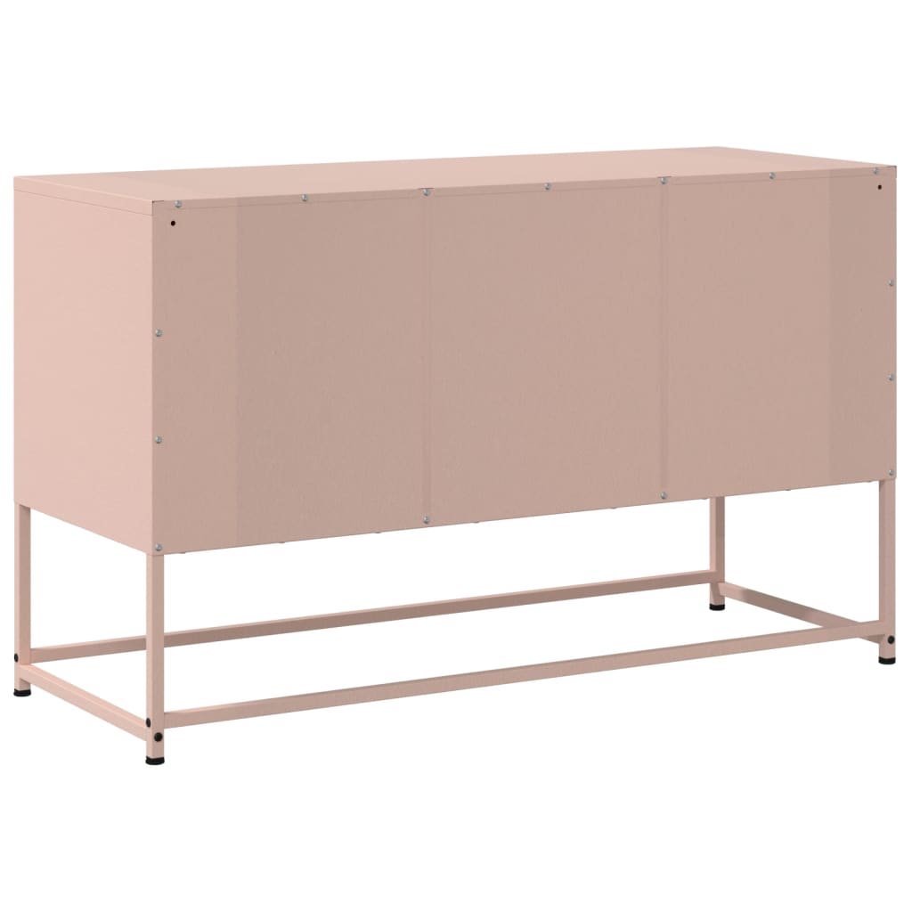 TV Cabinet Pink 100,5x39x60,5 cm Steel