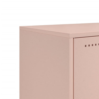 TV Cabinet Pink 100,5x39x60,5 cm Steel