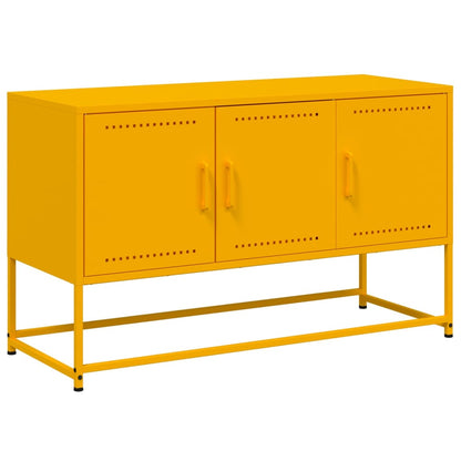 TV Cabinet Mustard Yellow 100,5x39x60,5 cm Steel