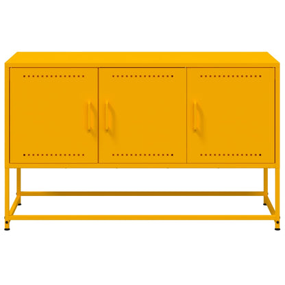 TV Cabinet Mustard Yellow 100,5x39x60,5 cm Steel