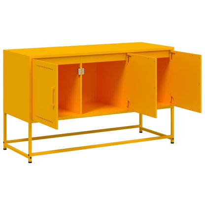 TV Cabinet Mustard Yellow 100,5x39x60,5 cm Steel