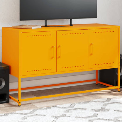 TV Cabinet Mustard Yellow 100,5x39x60,5 cm Steel