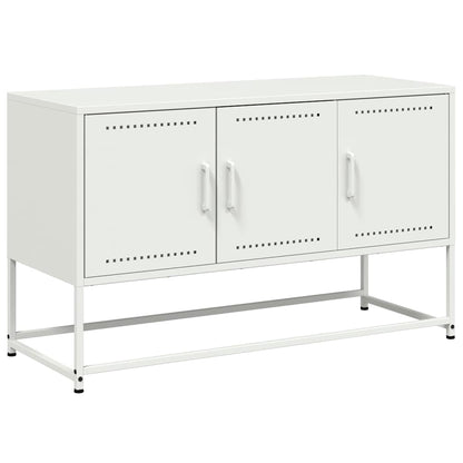 TV Cabinet White 100,5x39x60,5 cm Steel