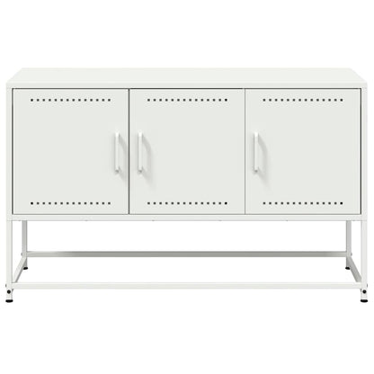 TV Cabinet White 100,5x39x60,5 cm Steel
