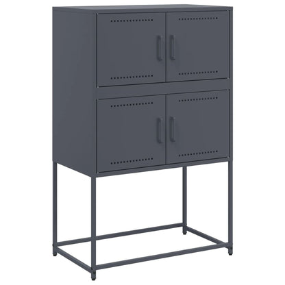 Sideboard Anthracite 68.5x38.5x107 cm Steel