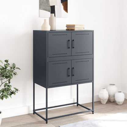 Sideboard Anthracite 68.5x38.5x107 cm Steel
