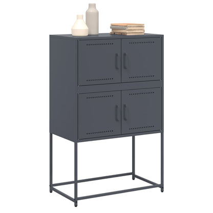 Sideboard Anthracite 68.5x38.5x107 cm Steel
